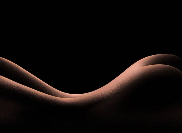 Beautiful Lines Female Body — Stock Photo, Image